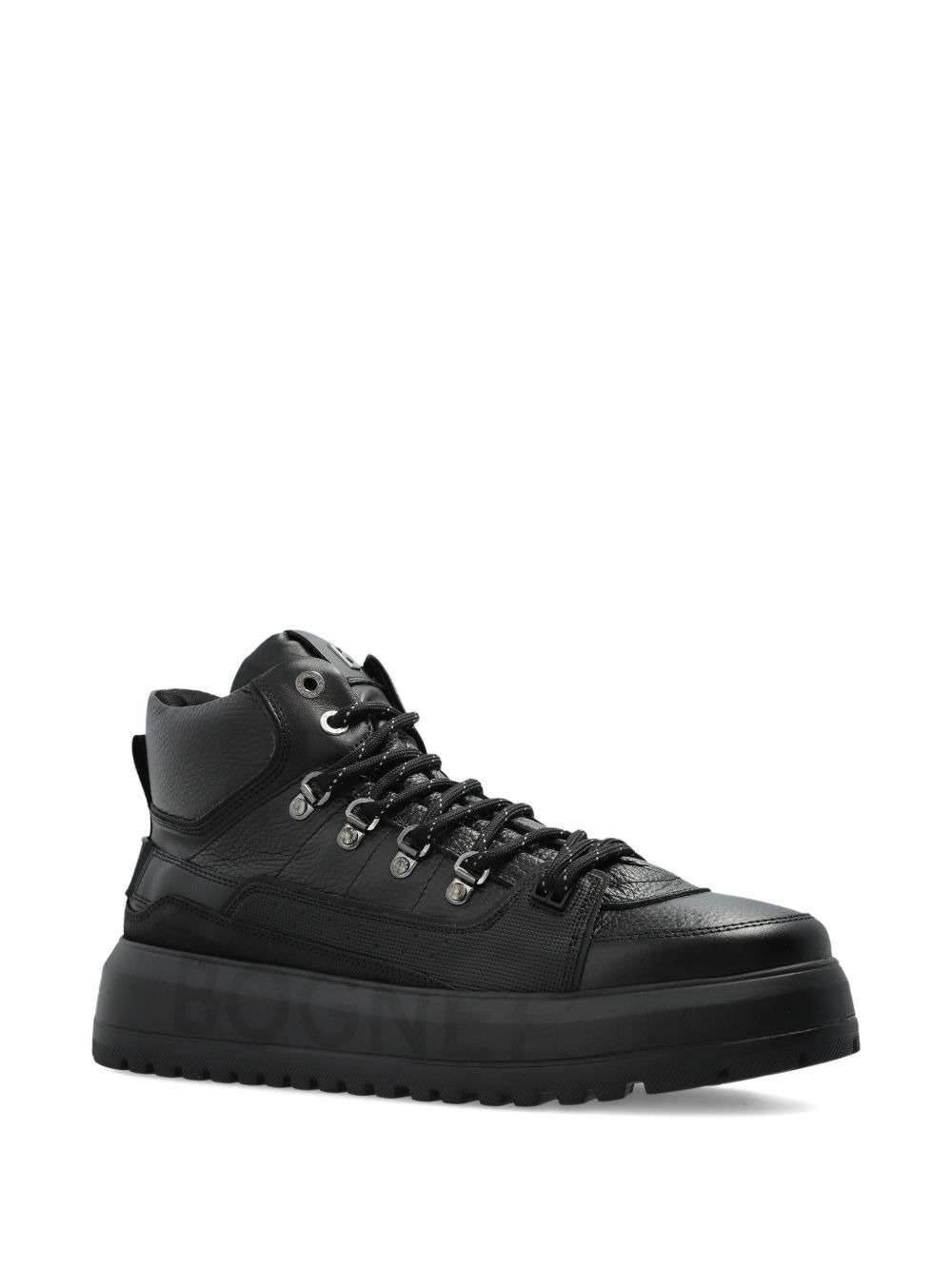 lace-up platform sneakers - 2