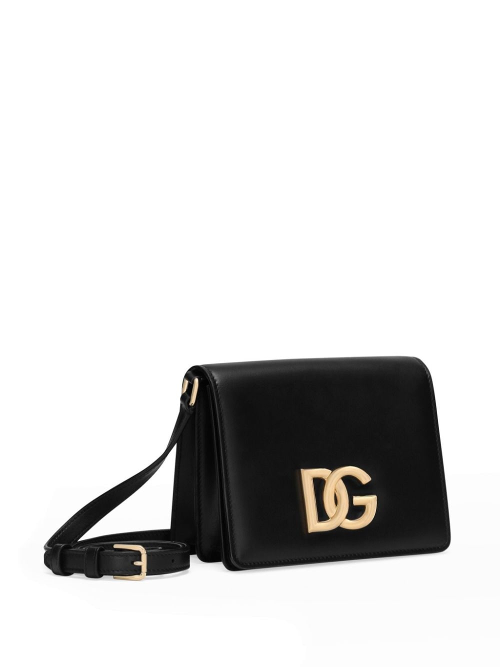 logo-plaque leather crossbody bag - 3