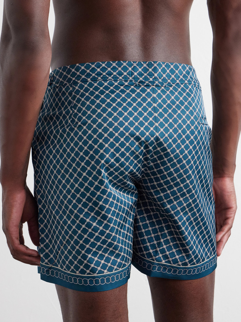 Bulldog Passetto Straight-Leg Mid-Length Printed Swim Shorts 3
