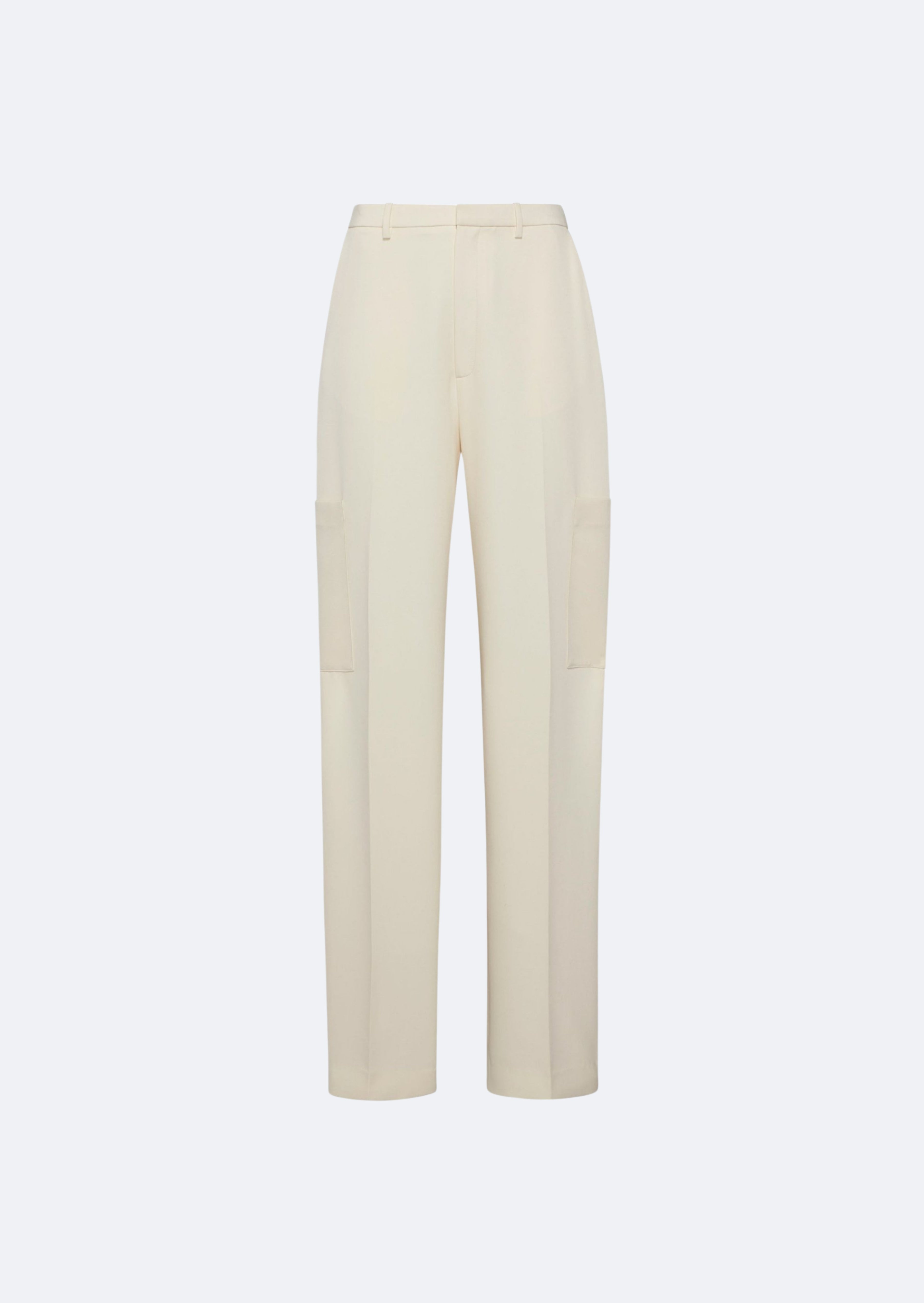 Matte Crepe Round Leg Trouser - 1