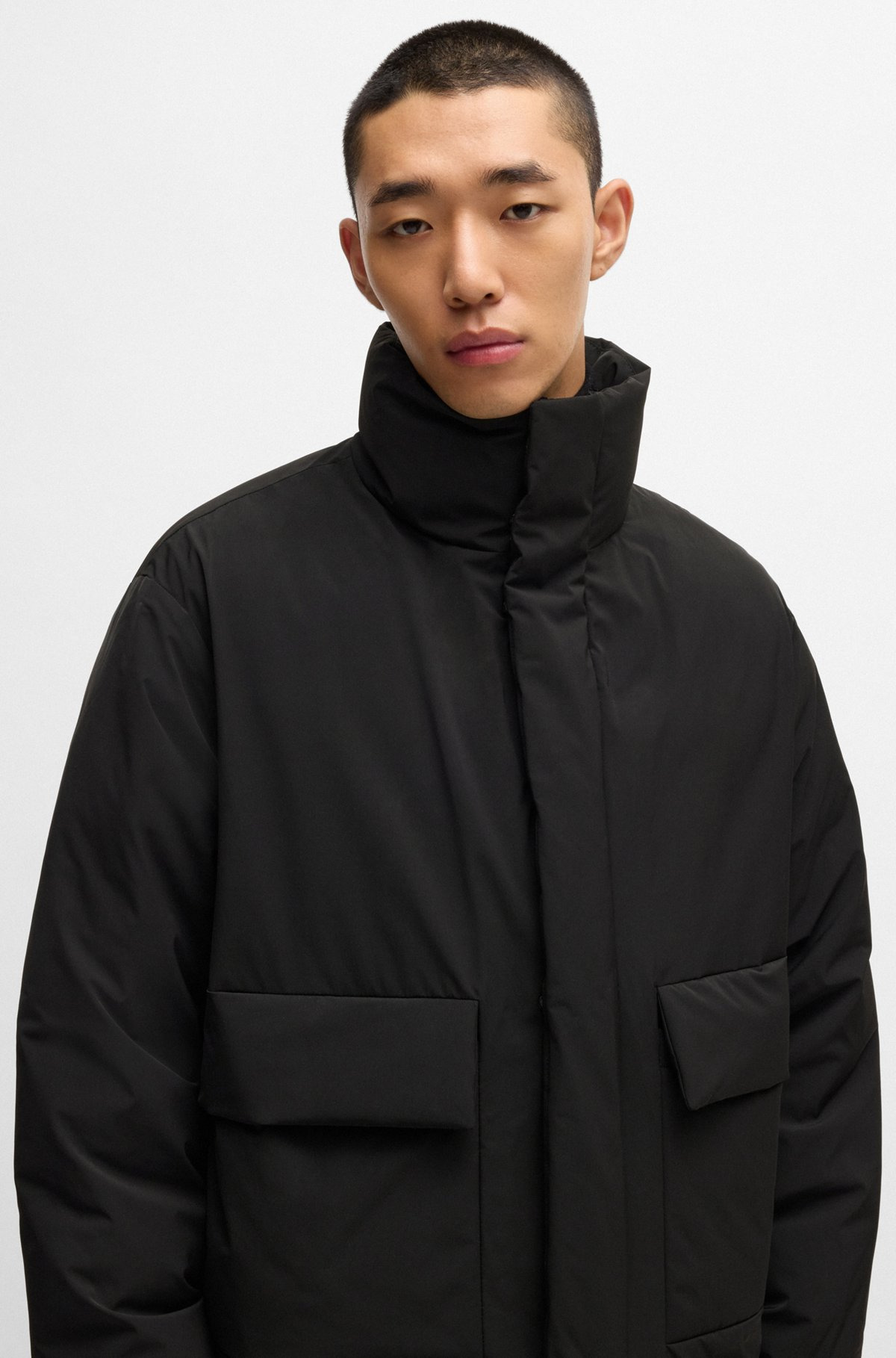 WATER-REPELLENT JACKET WITH CHAMBERLESS PADDING - 5