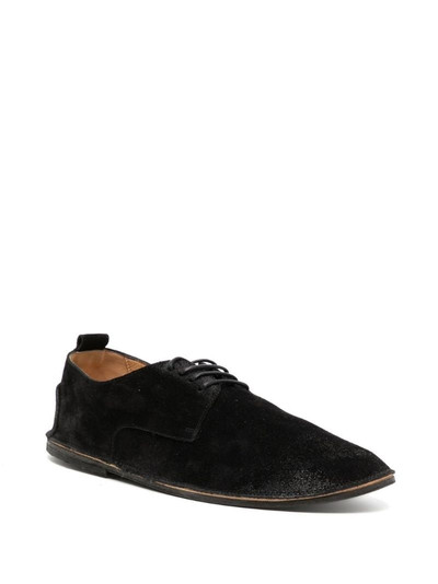Marsèll round-toe suede lace-up shoes outlook