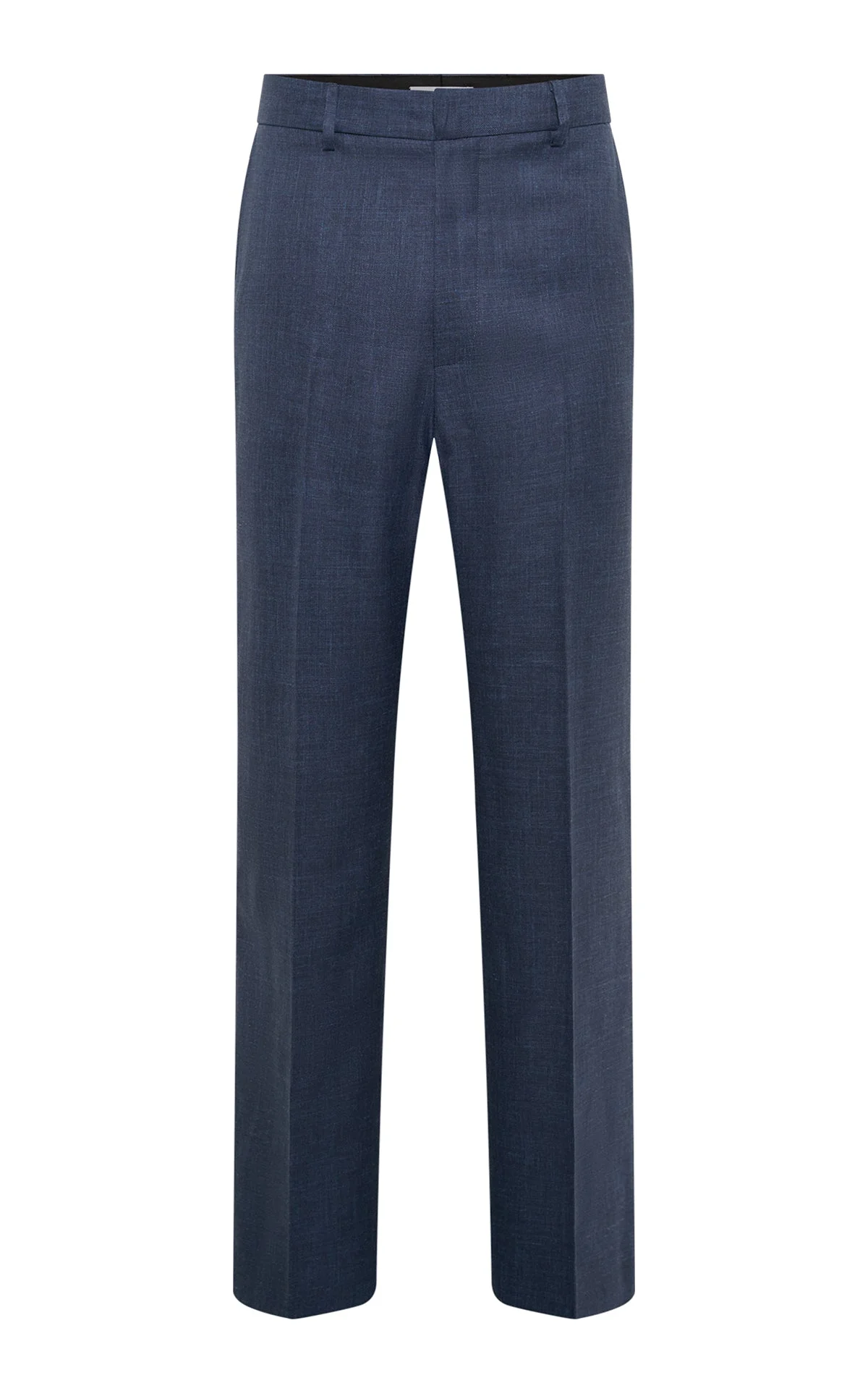 Harold Pant in Denim Virgin Wool Silk with Linen - 1