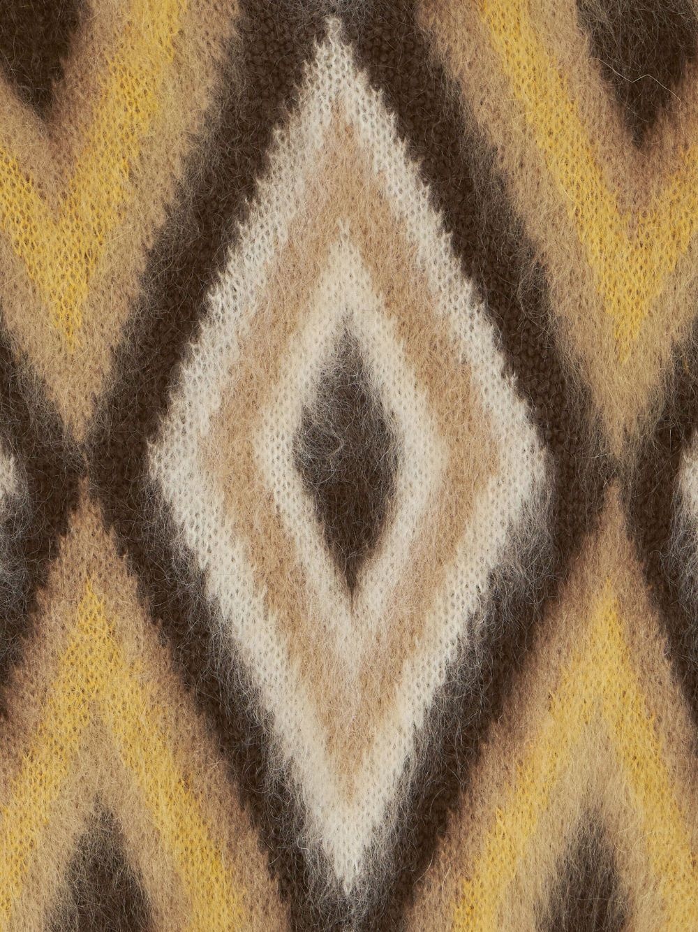 diamond-print brushed-effect cardi-coat - 5
