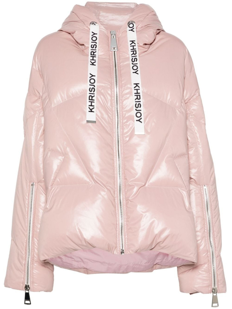 Khris shiny puffer jacket 1