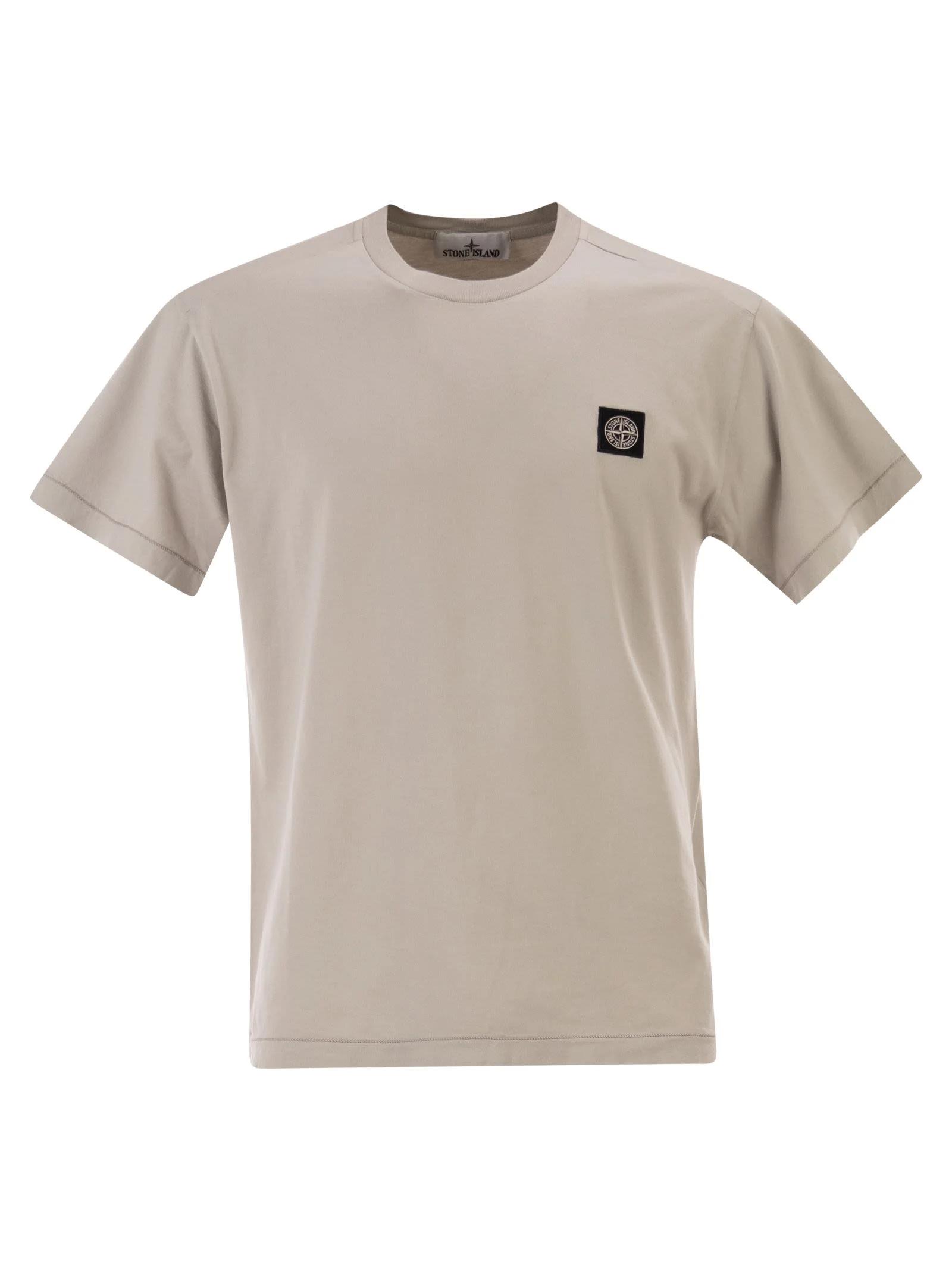 Stone Island Men Slim Fit T-Shirt With Compass Patch - 1