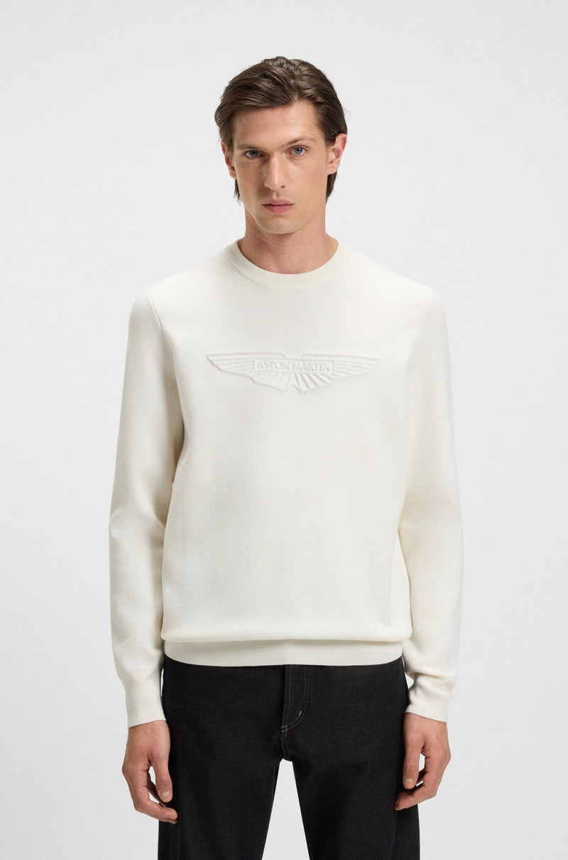 BOSS X ASTON MARTIN SWEATER WITH EMBROIDERED LOGO 2