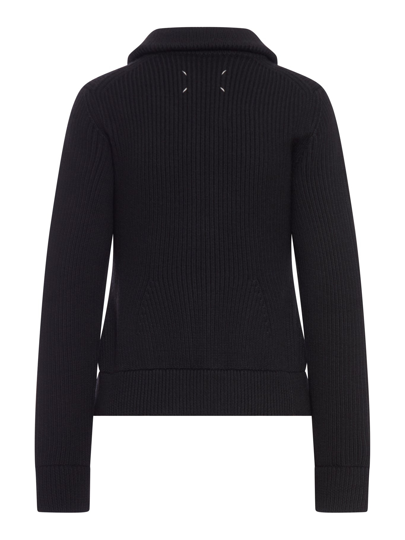 WOOL ZIP-UP CARDIGAN - 2