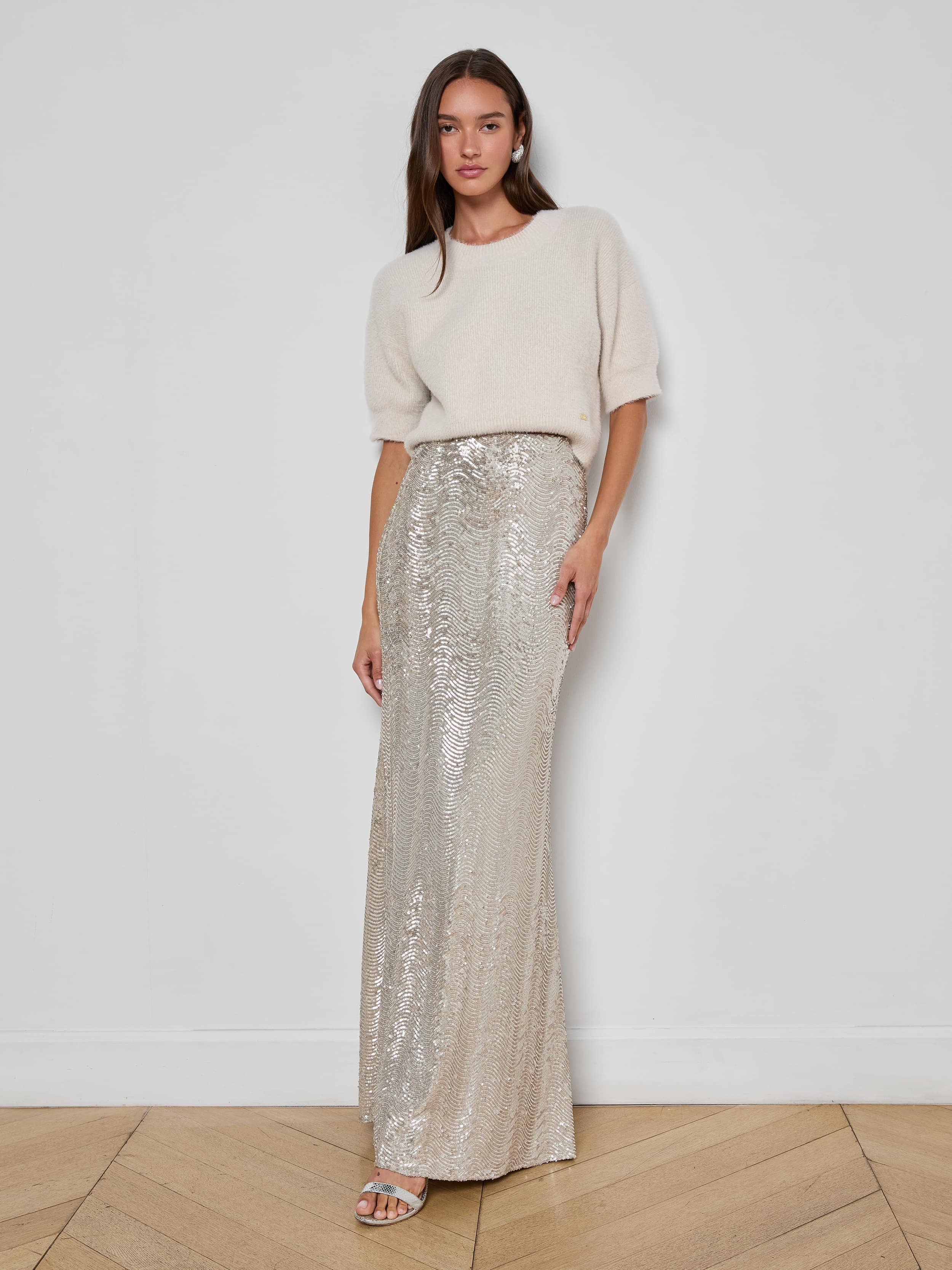 Zeta Sequin Maxi Skirt - 6