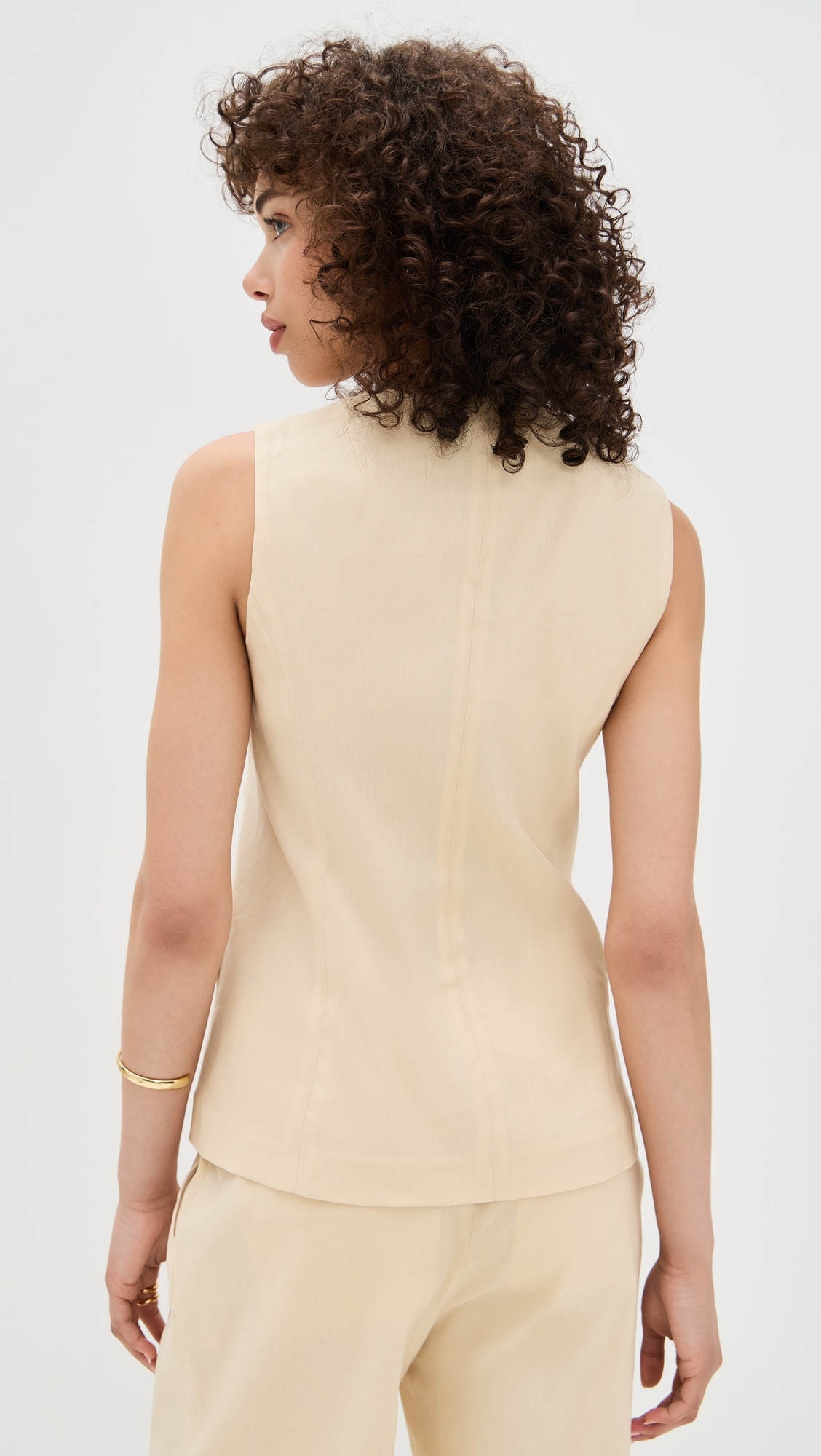 Slade Crew Linen Vest - 2
