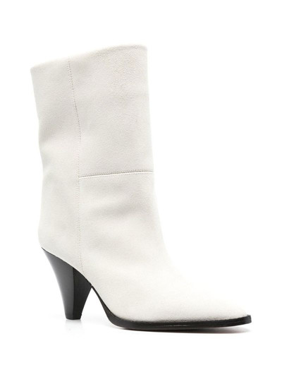 Isabel Marant Étoile suede 80mm ankle boots outlook
