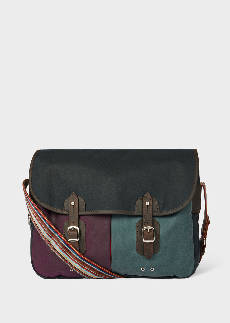 Paul Smith loves Barbour - Night Sky Wax Tarras Bag 1