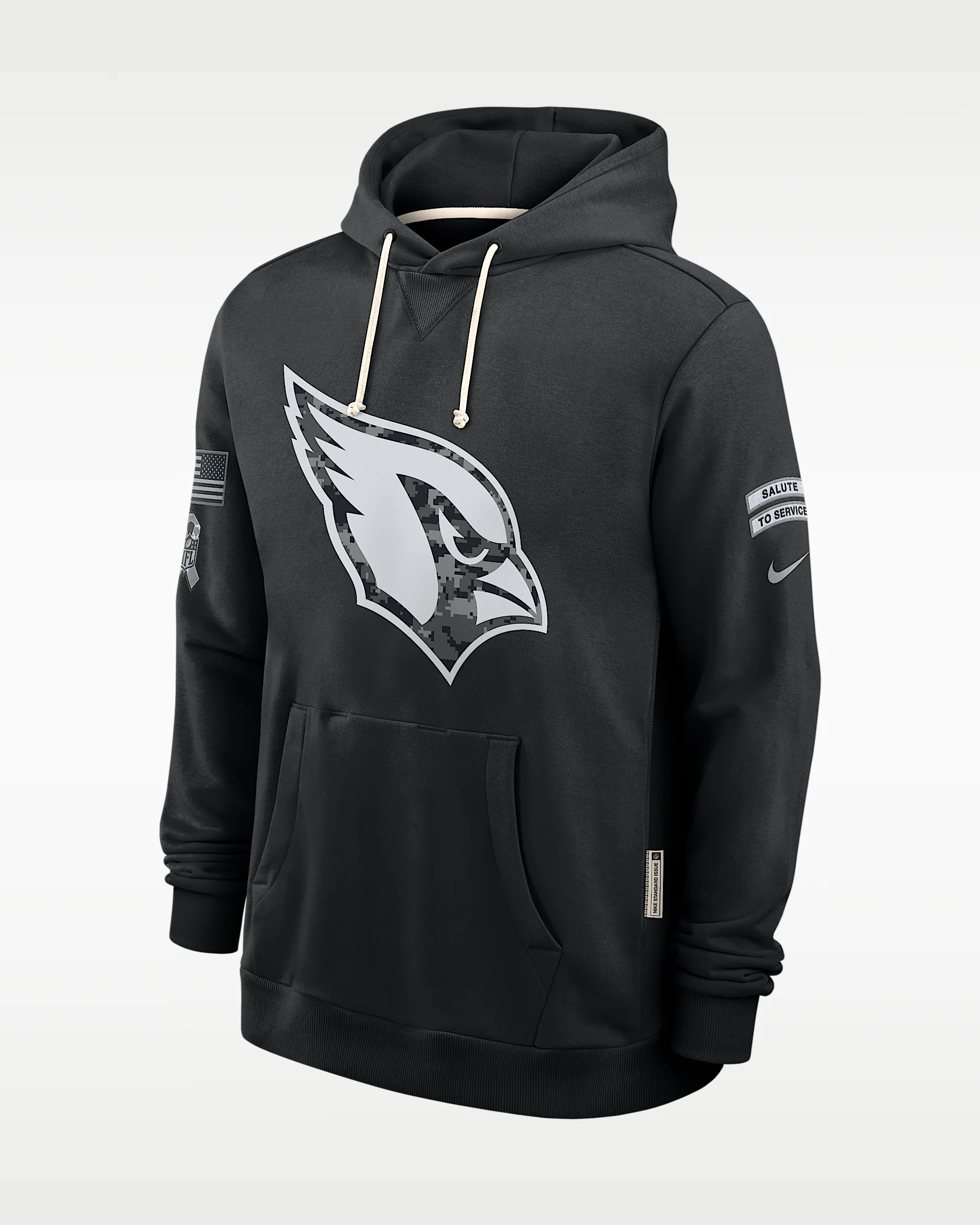 Arizona Cardinals Salute to Service Sideline Men's Nike Dri-FIT NFL Pullover Hoodie - 1