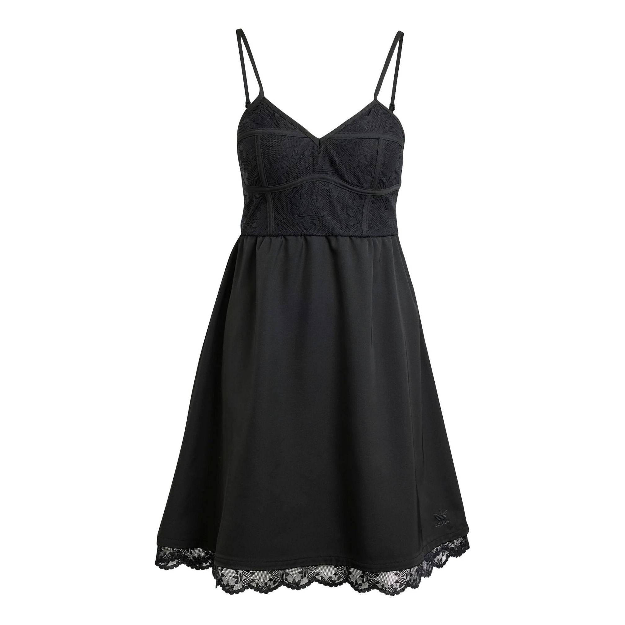 【ADIDAS】Lace dress - black / IX6966 adidas (WMNS) adidas Lace Dress Asia Sizing 'Black' IX6966