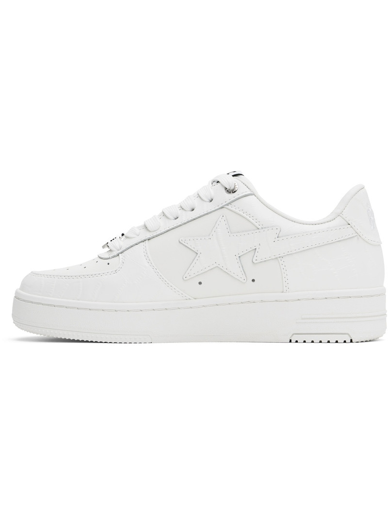 A BATHING APE® White 'BAPE' STA #3 Sneakers outlook
