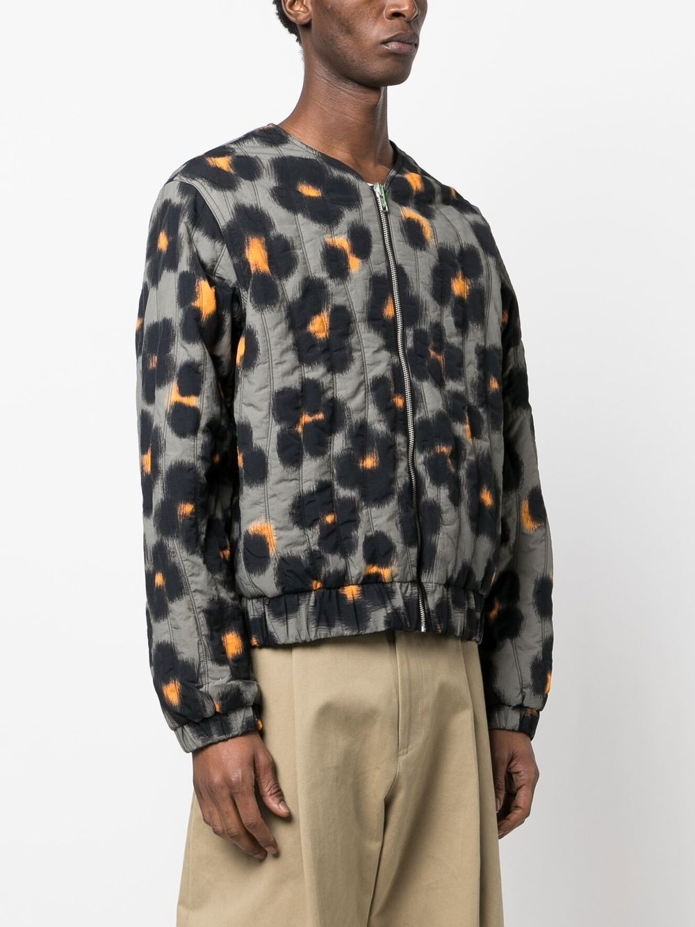 Hana Leopard reversible bomber jacket - 3