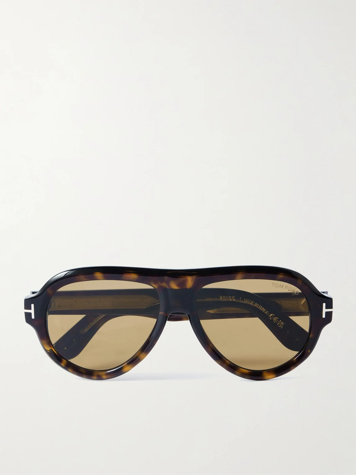 Icon Pilot Aviator-Style Tortoiseshell Acetate Sunglasses - 1