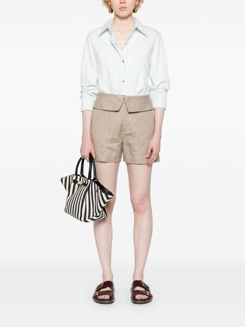 Vince classic-collar denim shirt outlook