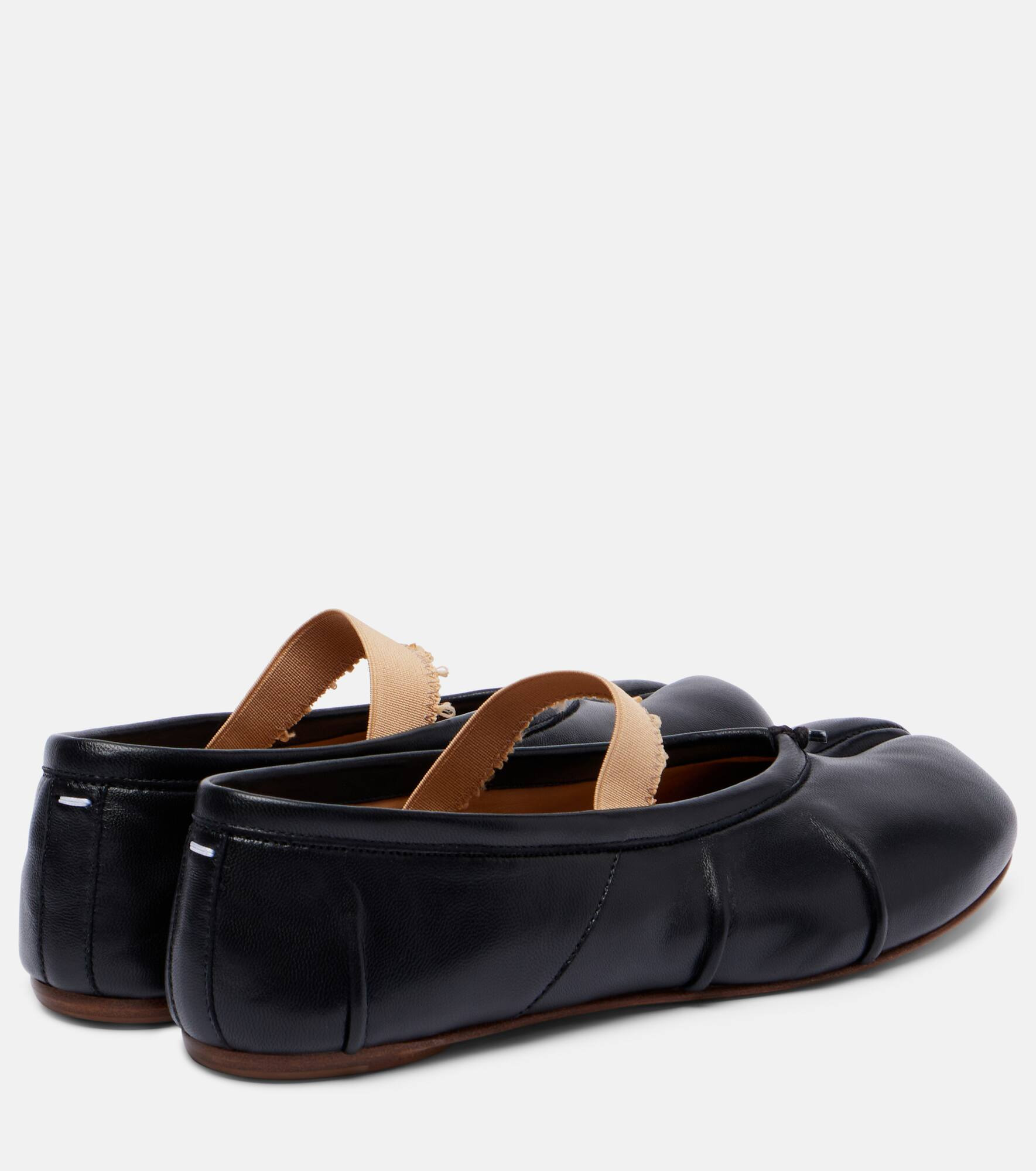 Tabi leather ballet flats - 2