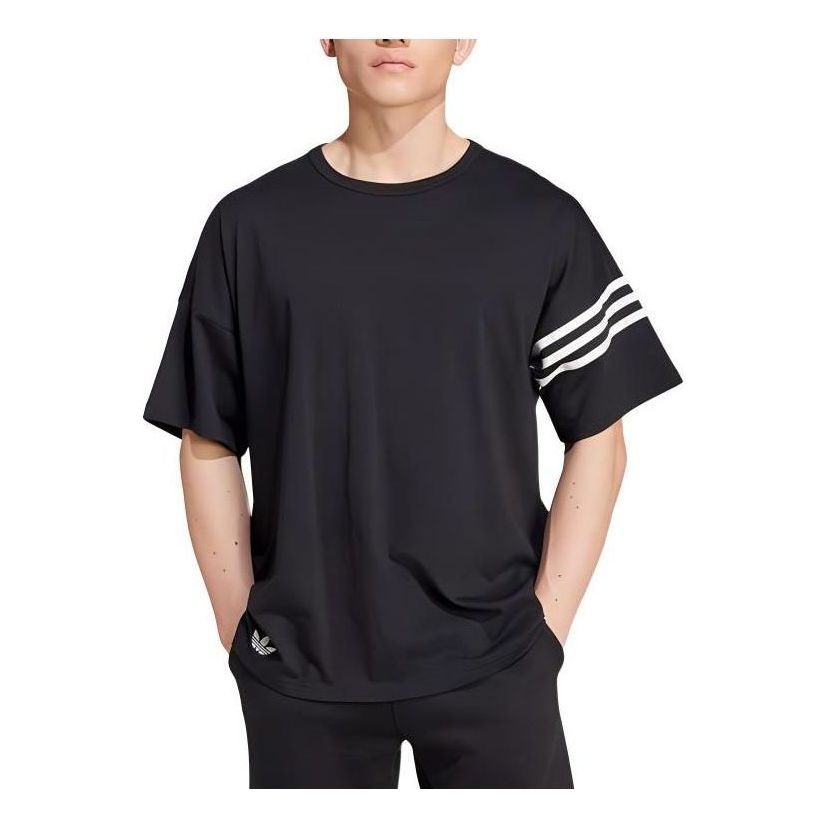 adidas Originals Adicolor NeuClassics T-Shirt 'Black White' IW0972 - 2