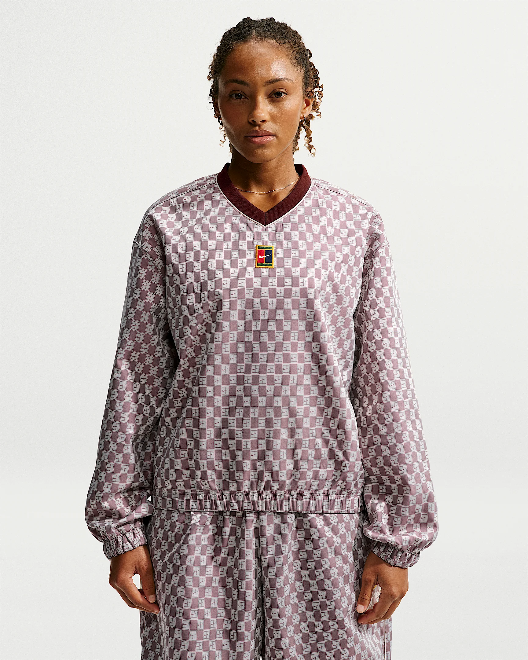 NikeCourt Court Collection Women's Oversized Long-Sleeve Tennis Top - 1