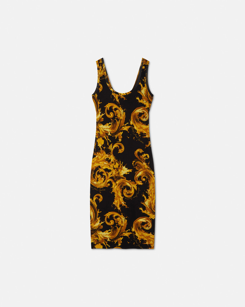 Printed Cotton Midi Dress 1