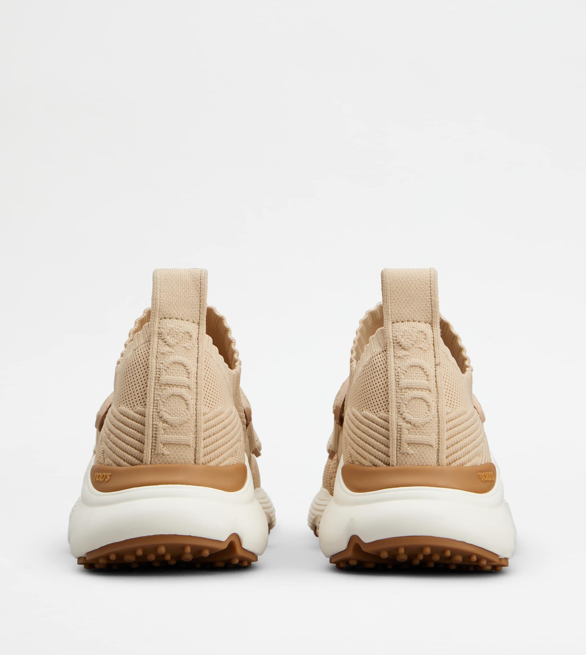 KATE SLIP-ON SNEAKERS IN FABRIC - BEIGE - 3