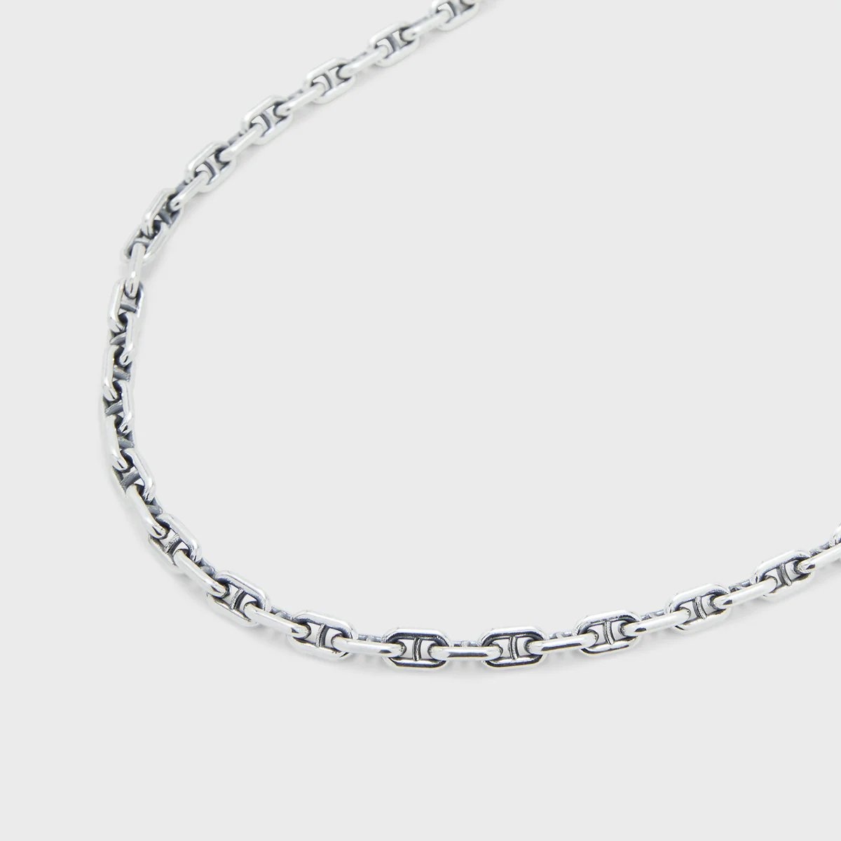 CS-M22-3A24 GOOD ART HLYWD Model 22 Necklace Link Size 3A At 24'' - Sterling Silver - 3