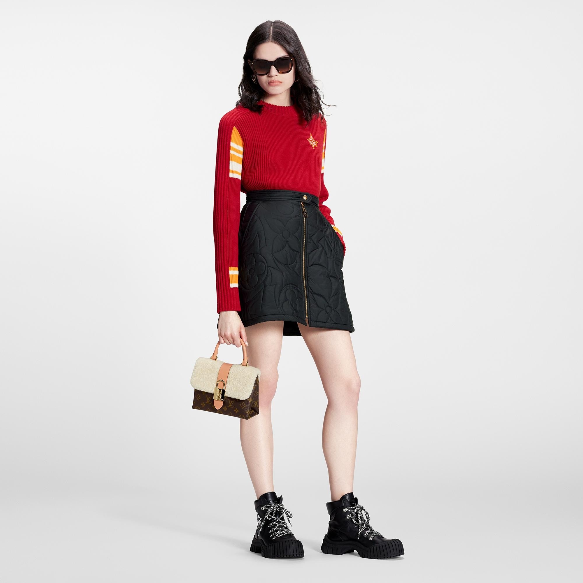 Quilted Monogram Mini Skirt - 2