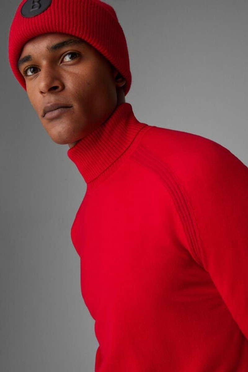 Gordon Turtleneck pullover in Red 4