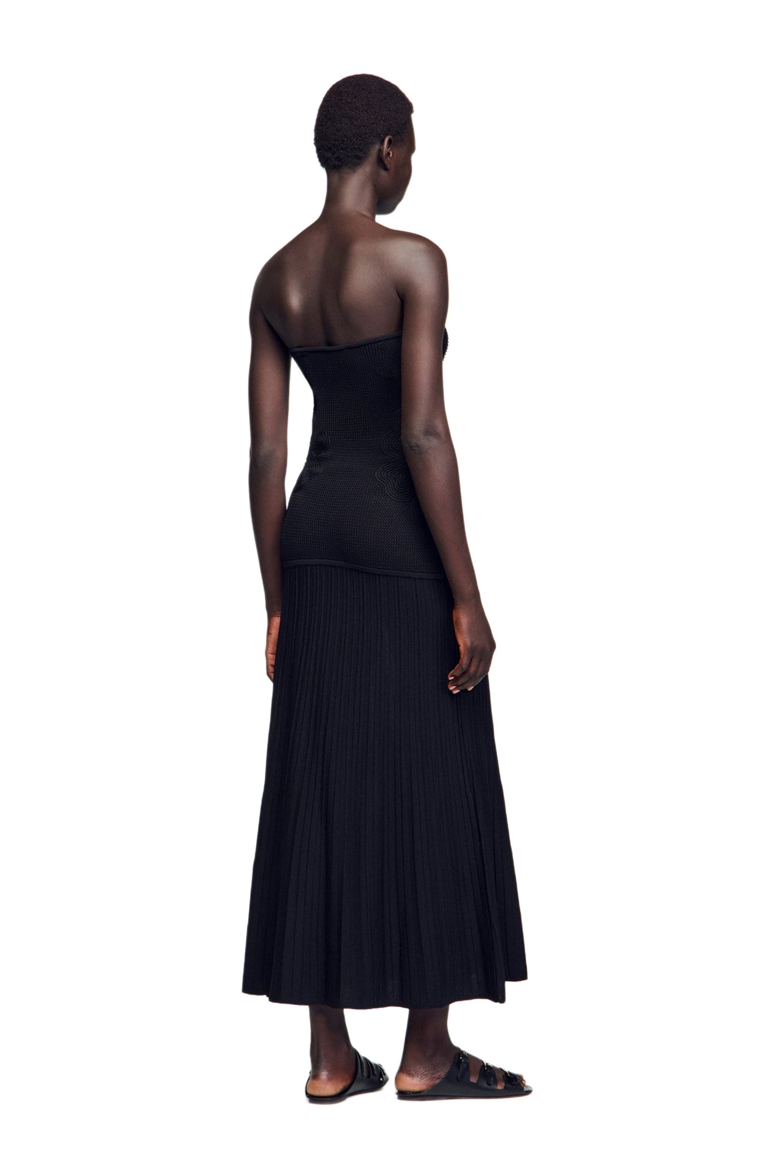 SANDRO Bustier knit dress in Black at Nordstrom - 2