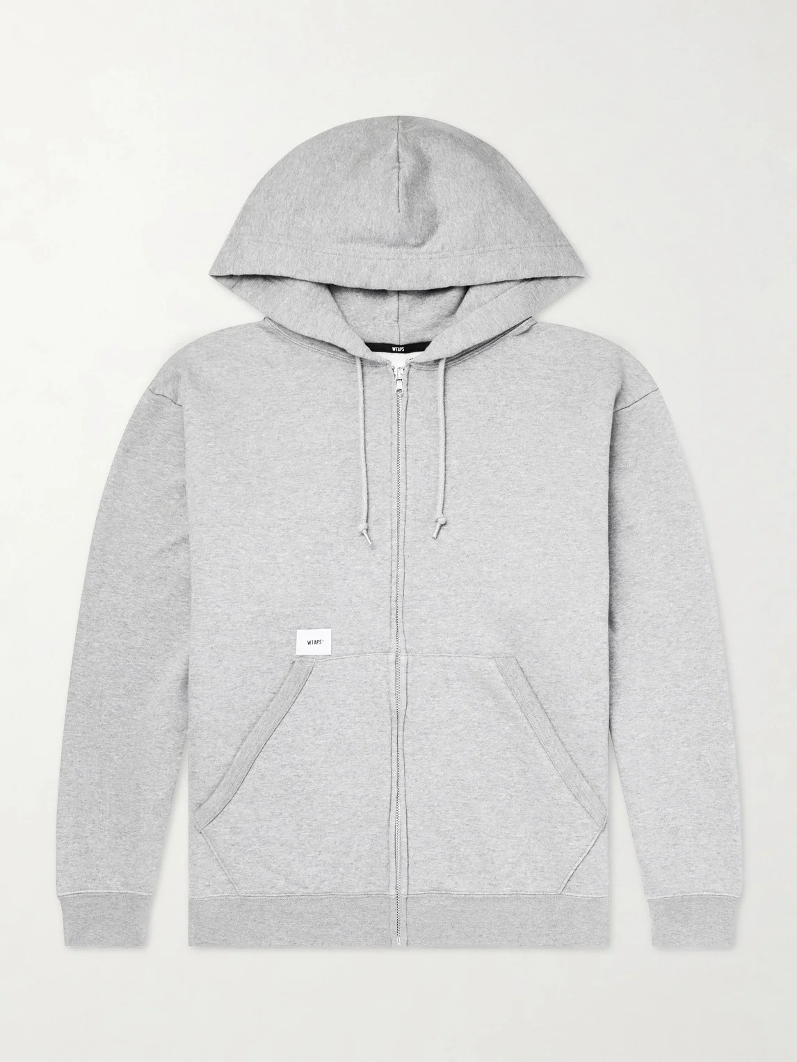 Throwdy Logo-Appliquéd Cotton-Jersey Zip-Up Hoodie - 1