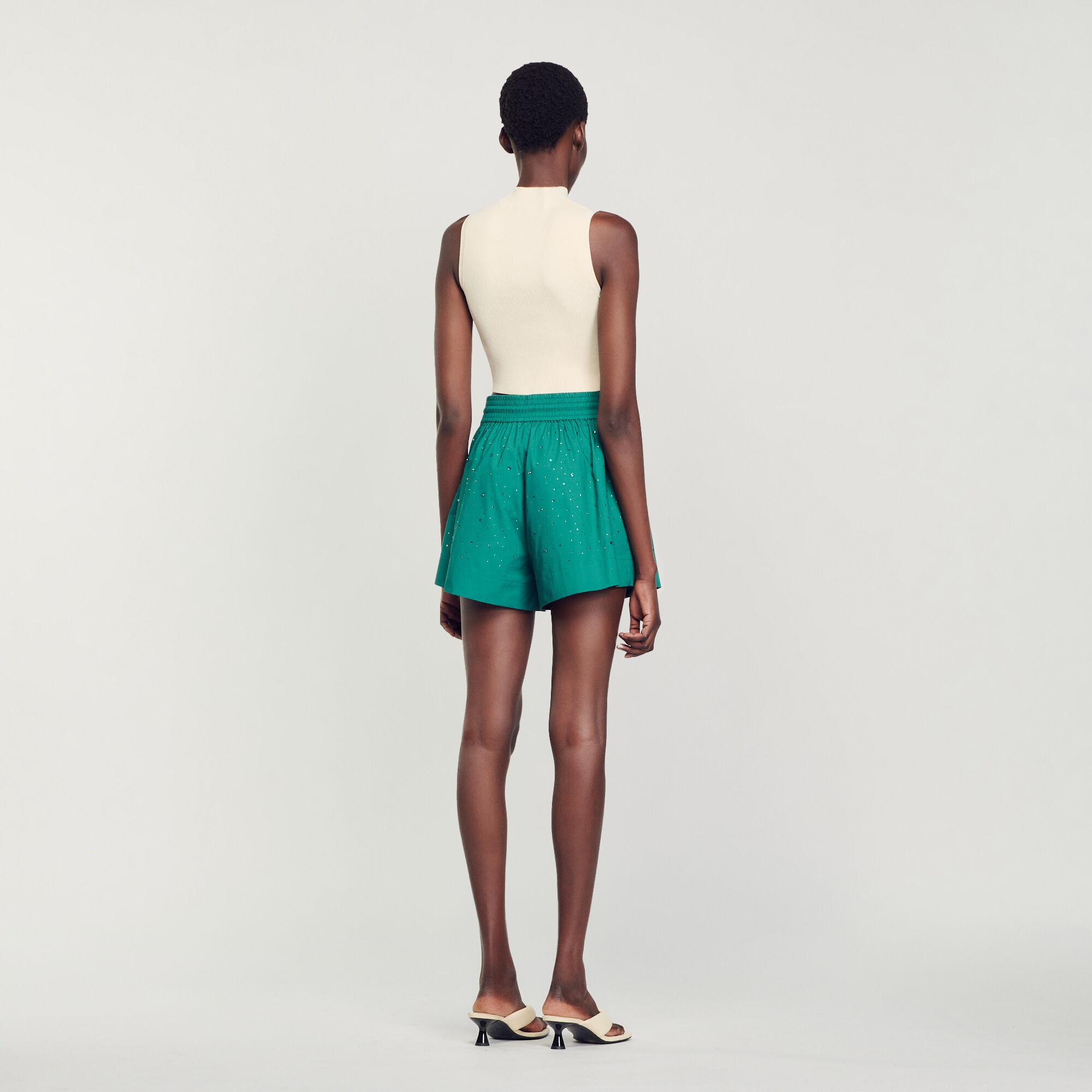 RHINESTONE SHORTS - 6
