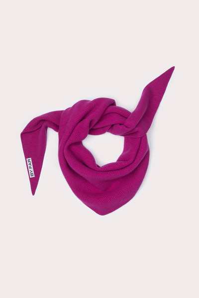BY FAR RIZZO SCARF FUCHSIA CASHMERE outlook