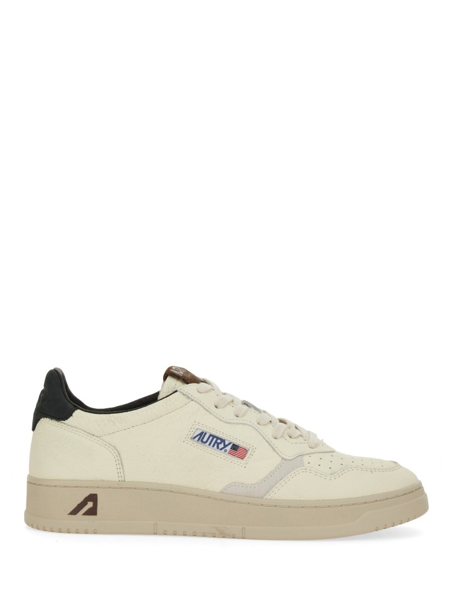 "MEDALIST" LOW LEATHER SNEAKER - 1