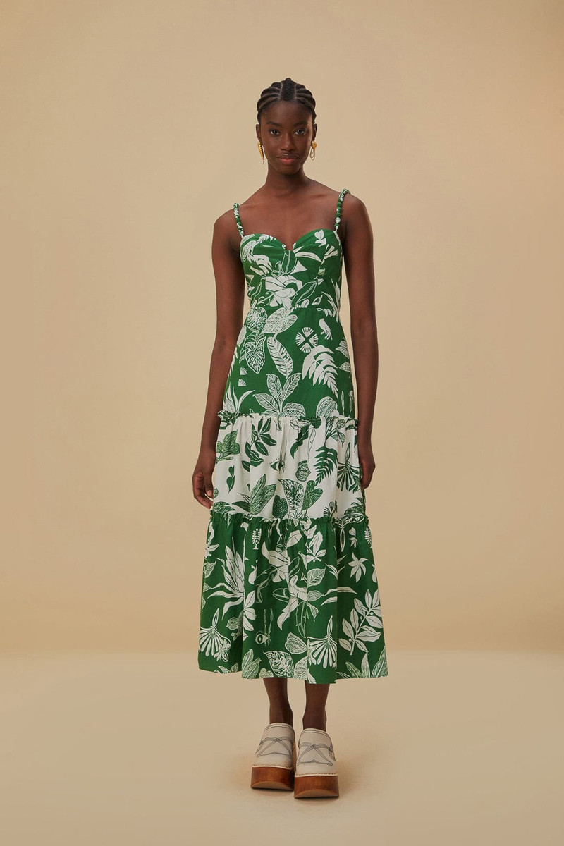 Forest Soul Mix Midi Dress 2