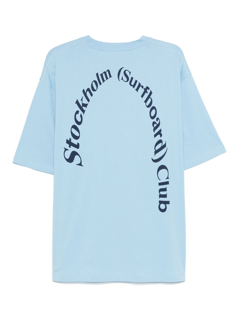 Stockholm Surfboard Club logo-print T-shirt outlook