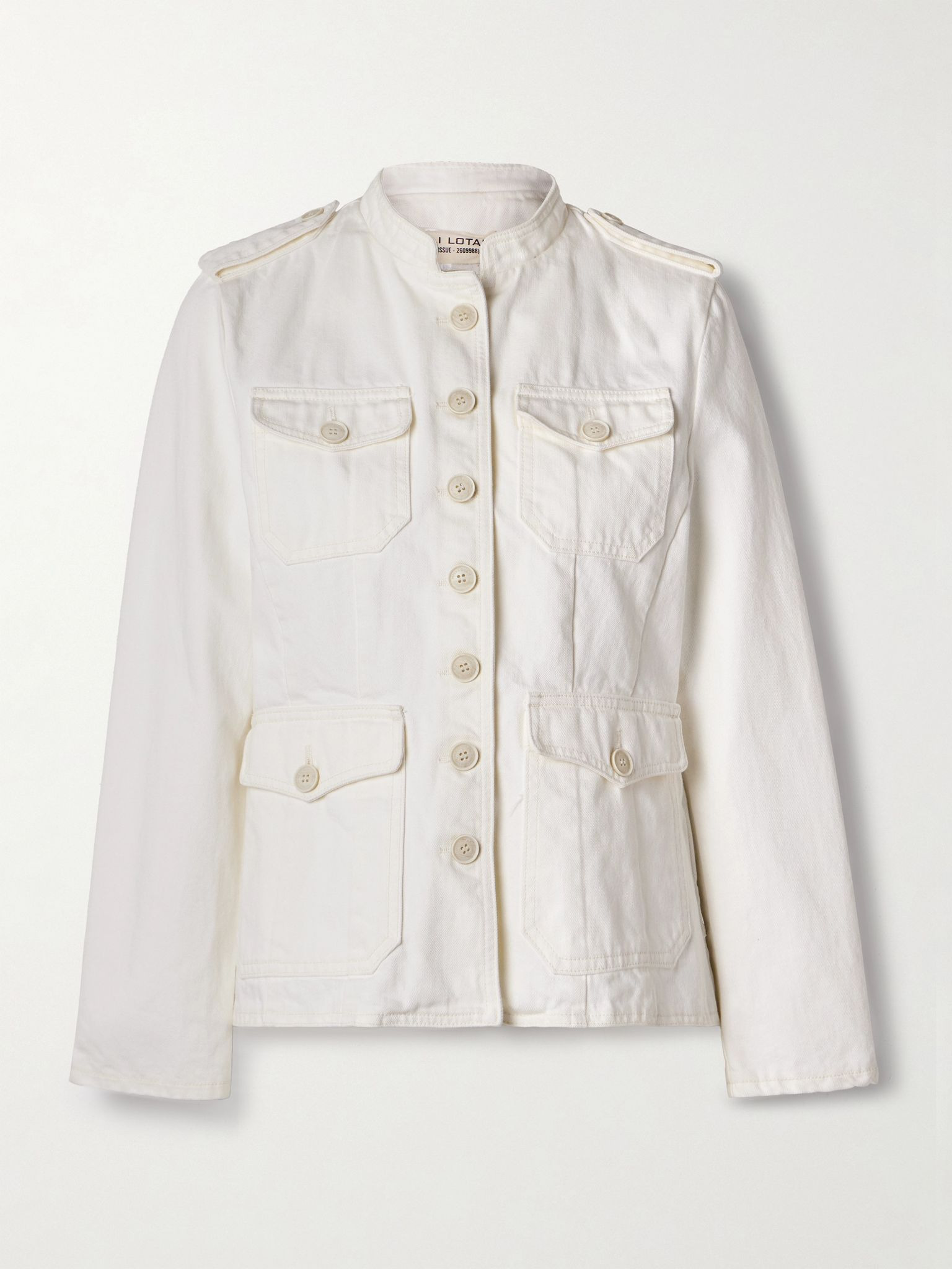 Geraldine denim jacket Cream - 1