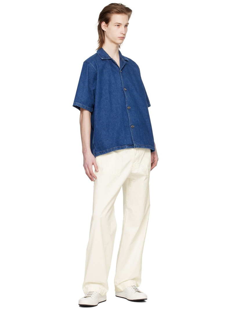SUNFLOWER Indigo Loose Denim Shirt outlook