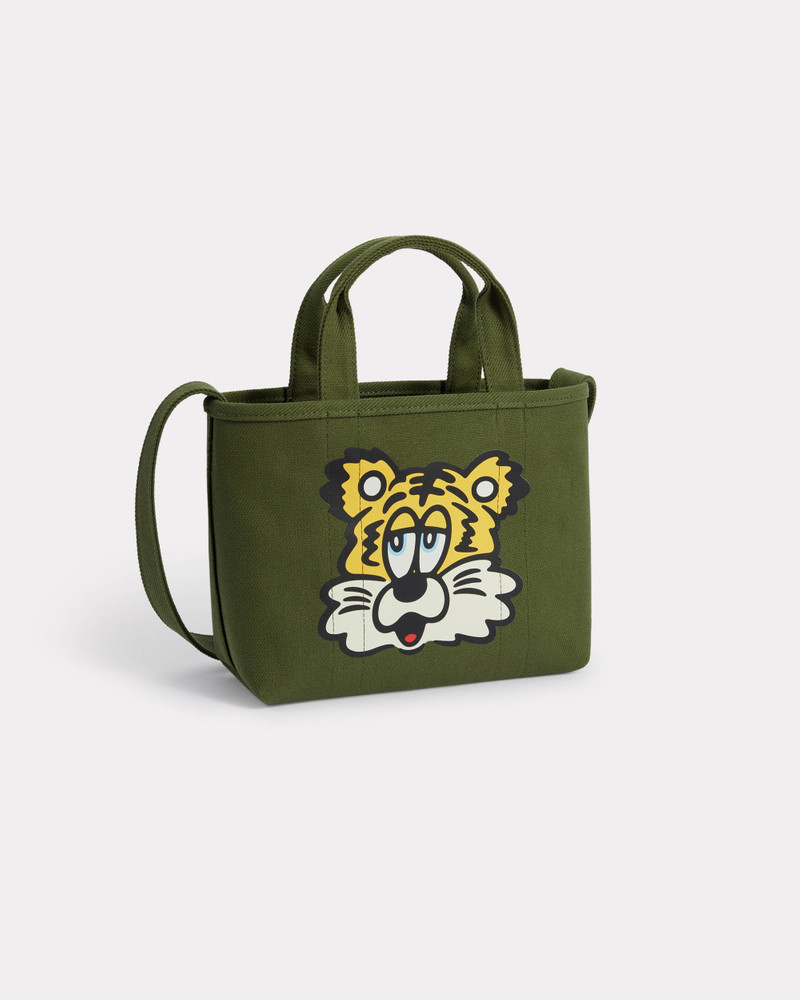 'KENZO VERDY MARKET' reversible small tote bag in canvas 1