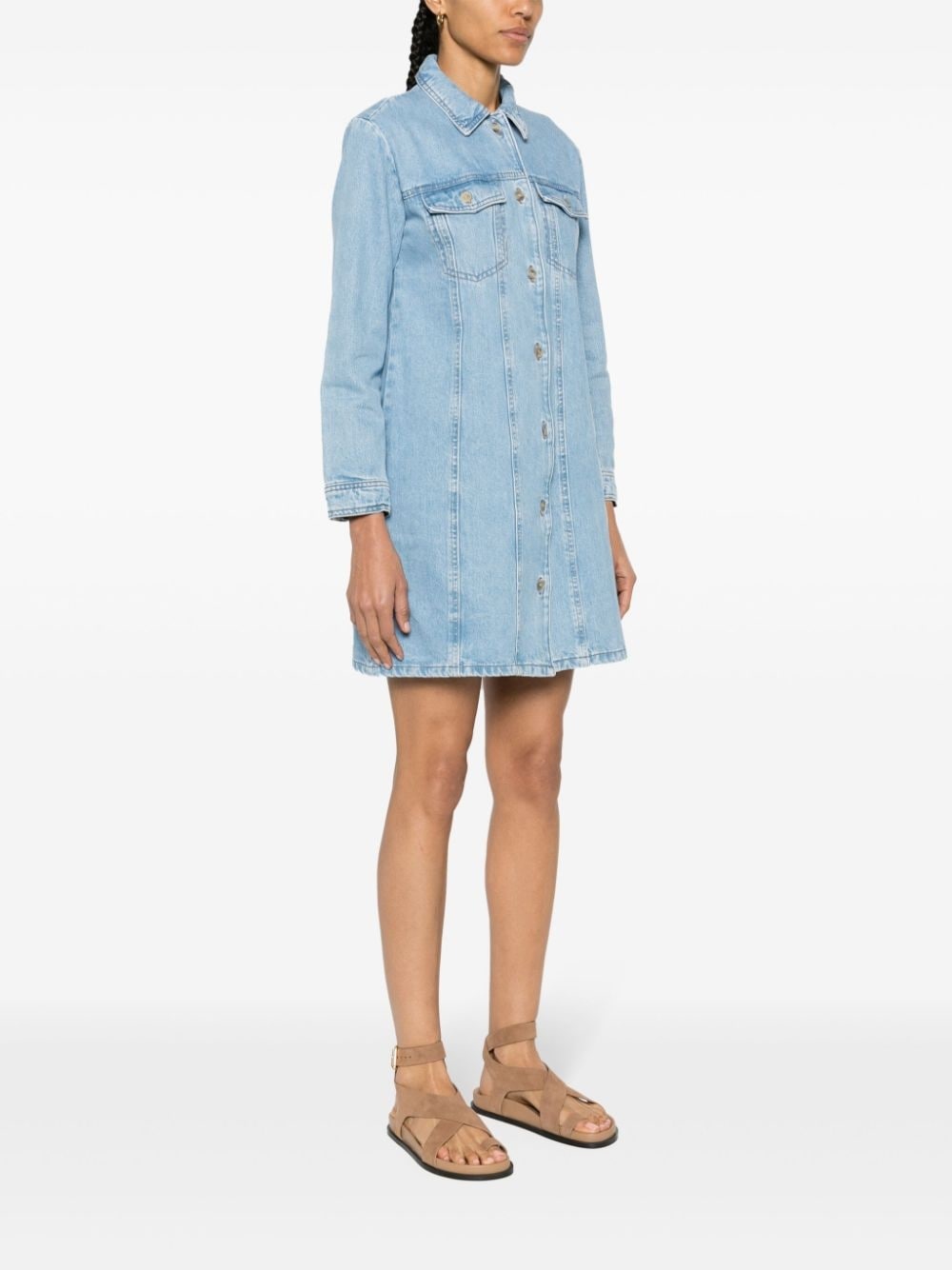 Alpine denim minidress - 3