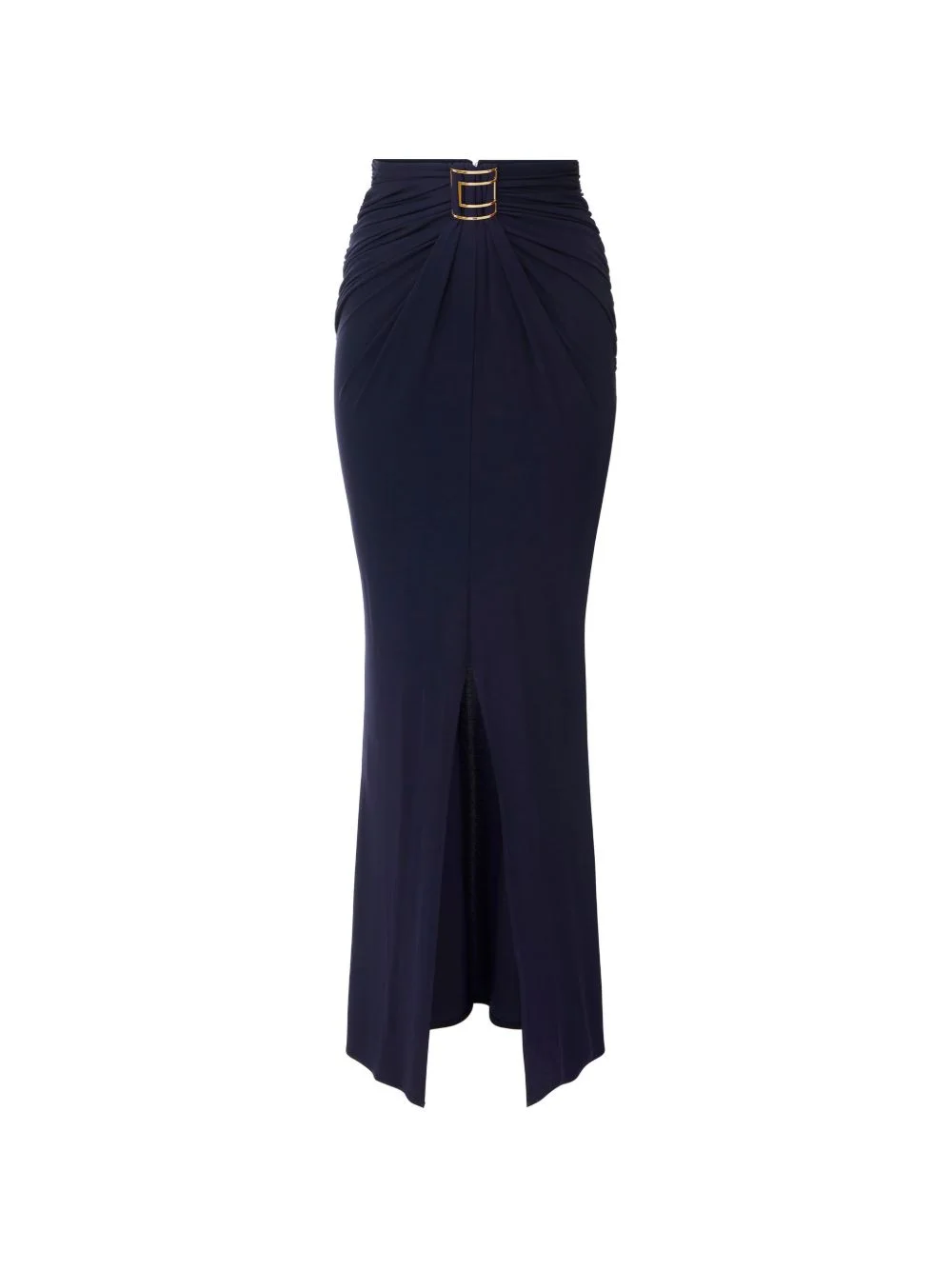 skirt in crêpe jersey fabric with jewel logo - 1
