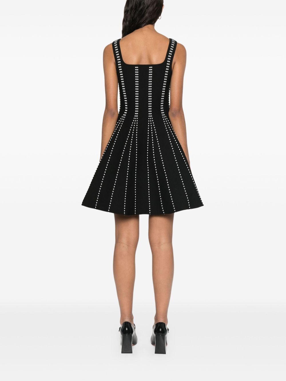 knitted mini dress - 4