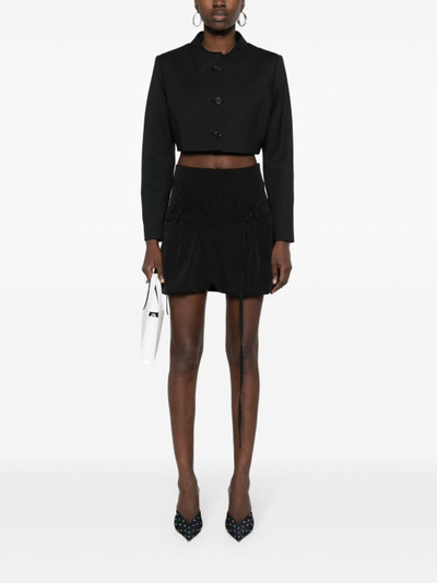 OTTOLINGER pinstripe-print bubble mini skirt outlook