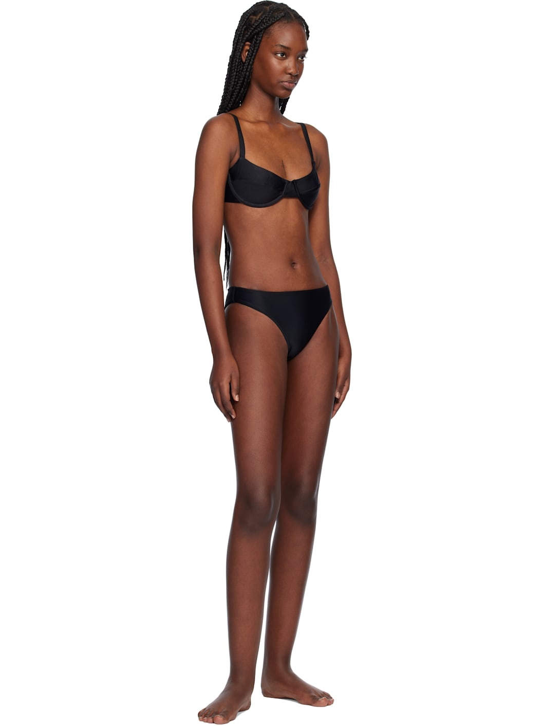 Black Balconette Bikini Top - 4