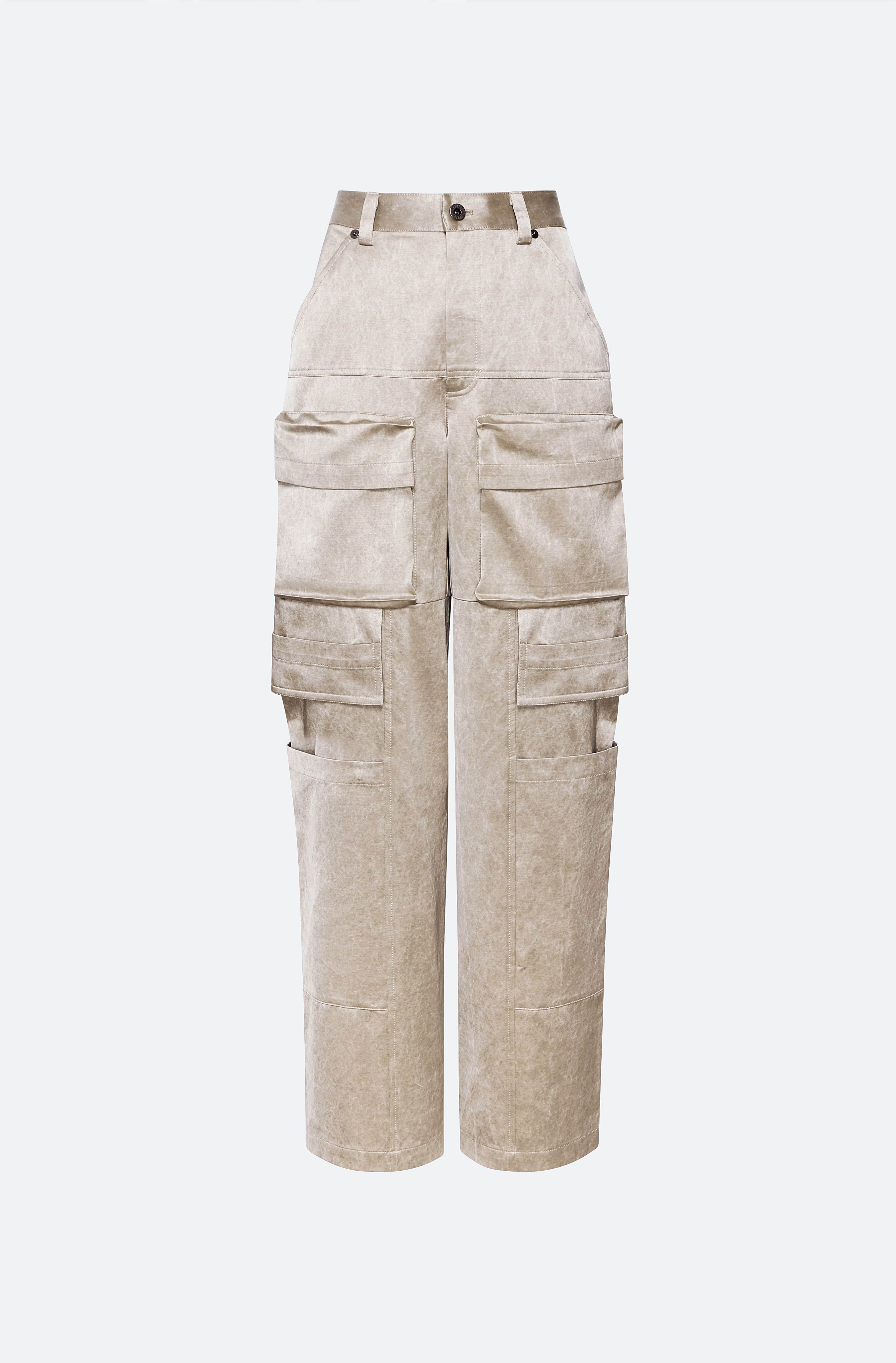 Washed Cotton Utility Pant - 1