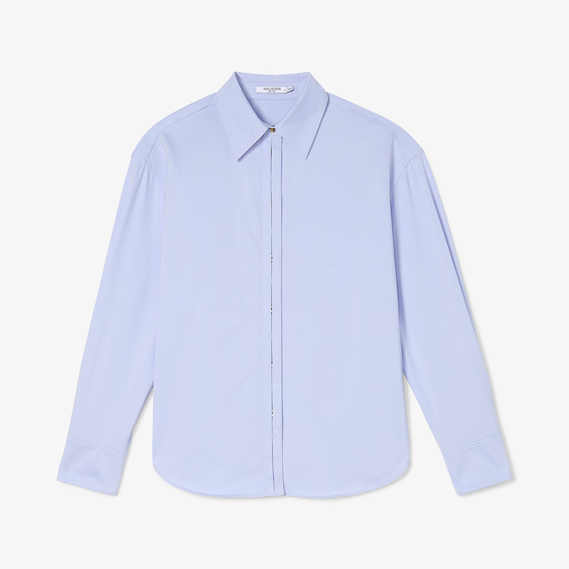 Filomina Boyfriend Shirt - Knit Poplin 1