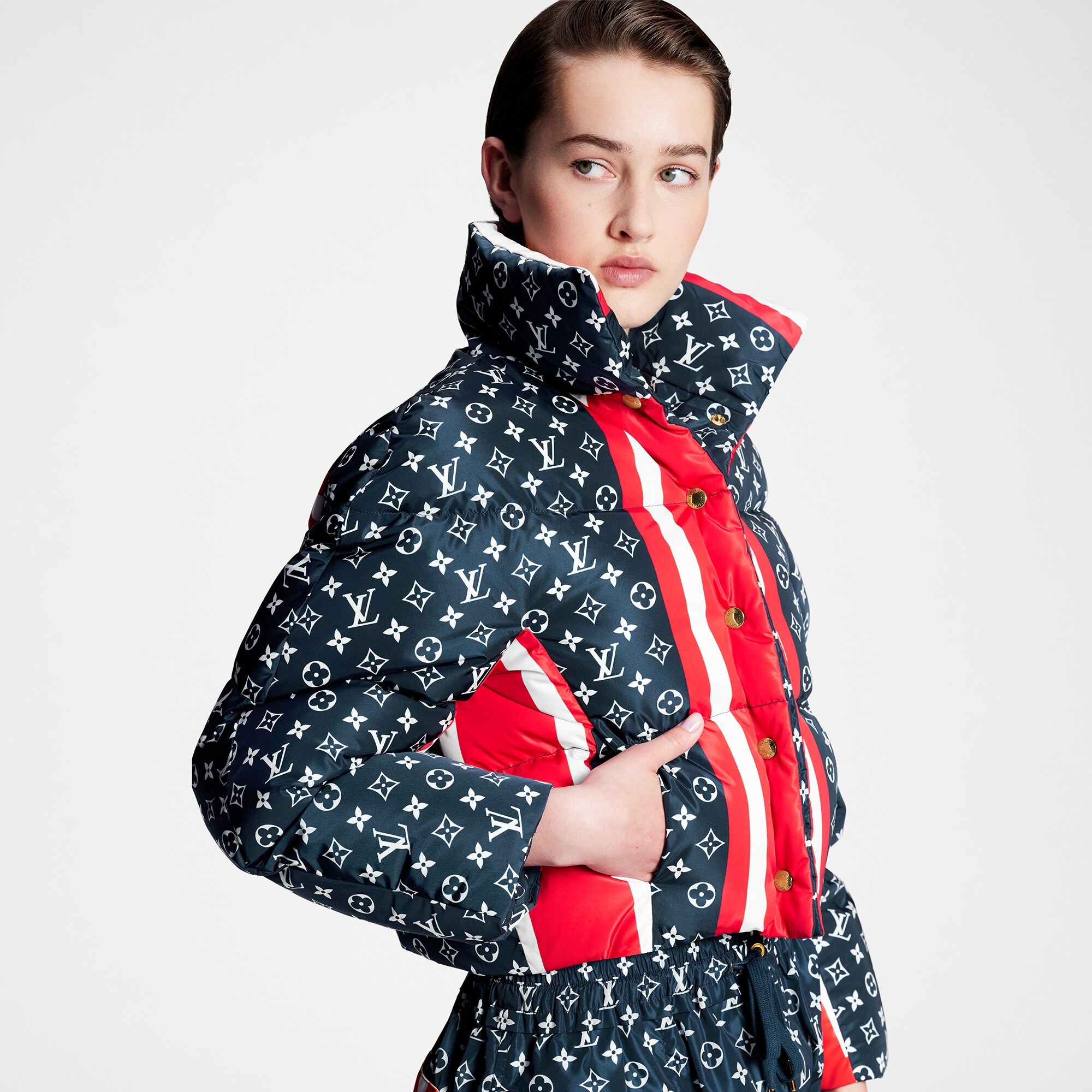 Tricolor Monogram Puffer Jacket - 5