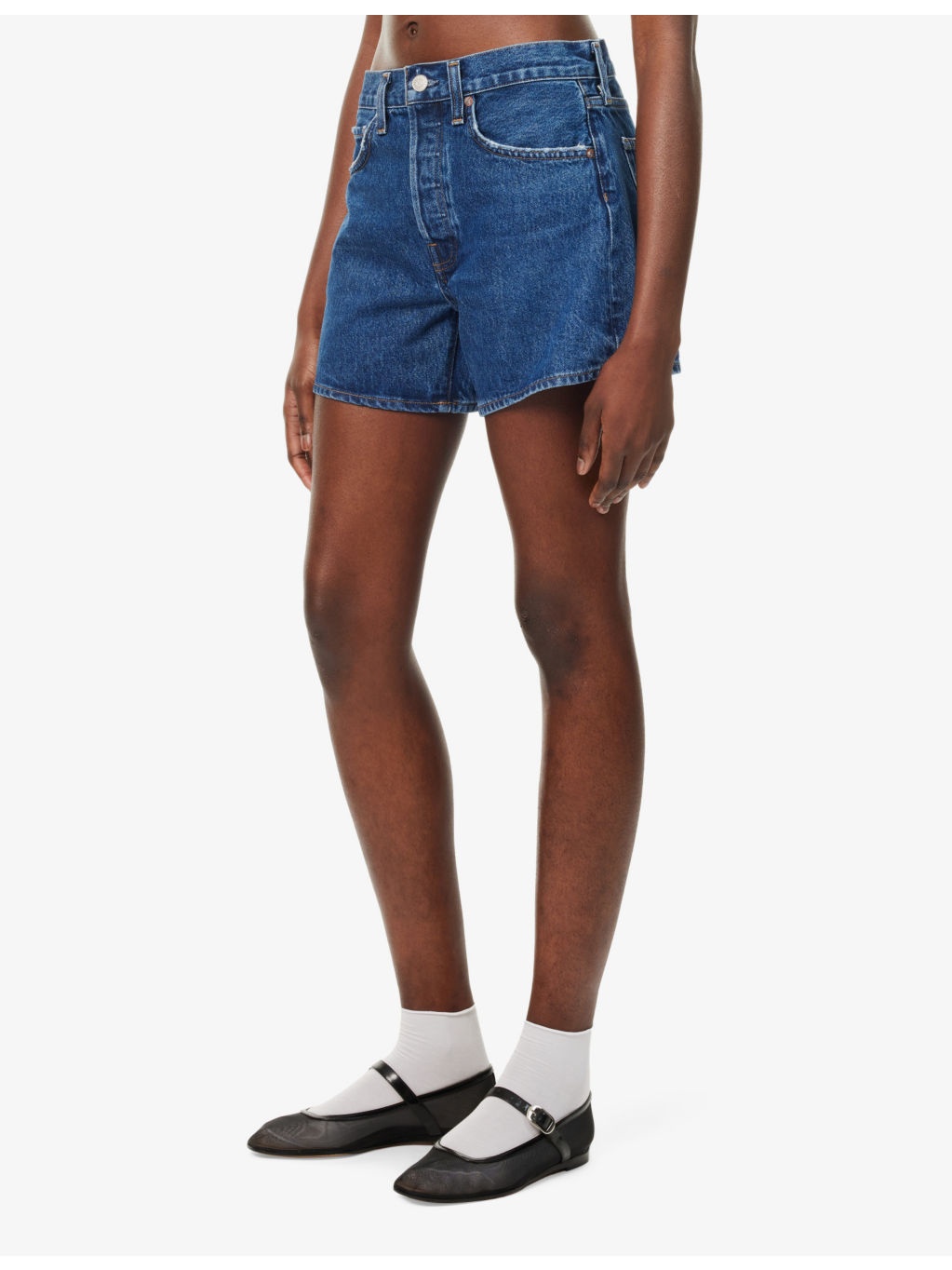 Parker high-rise denim shorts - 3