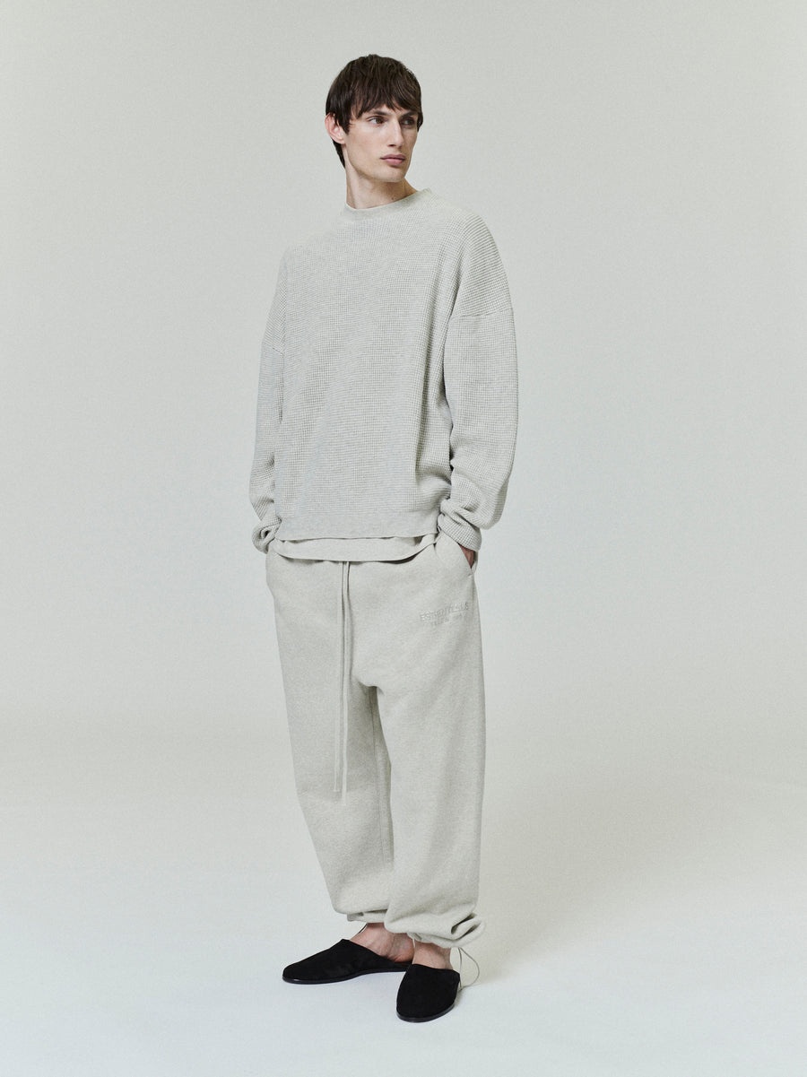 Waffle Crewneck Sweater - 2